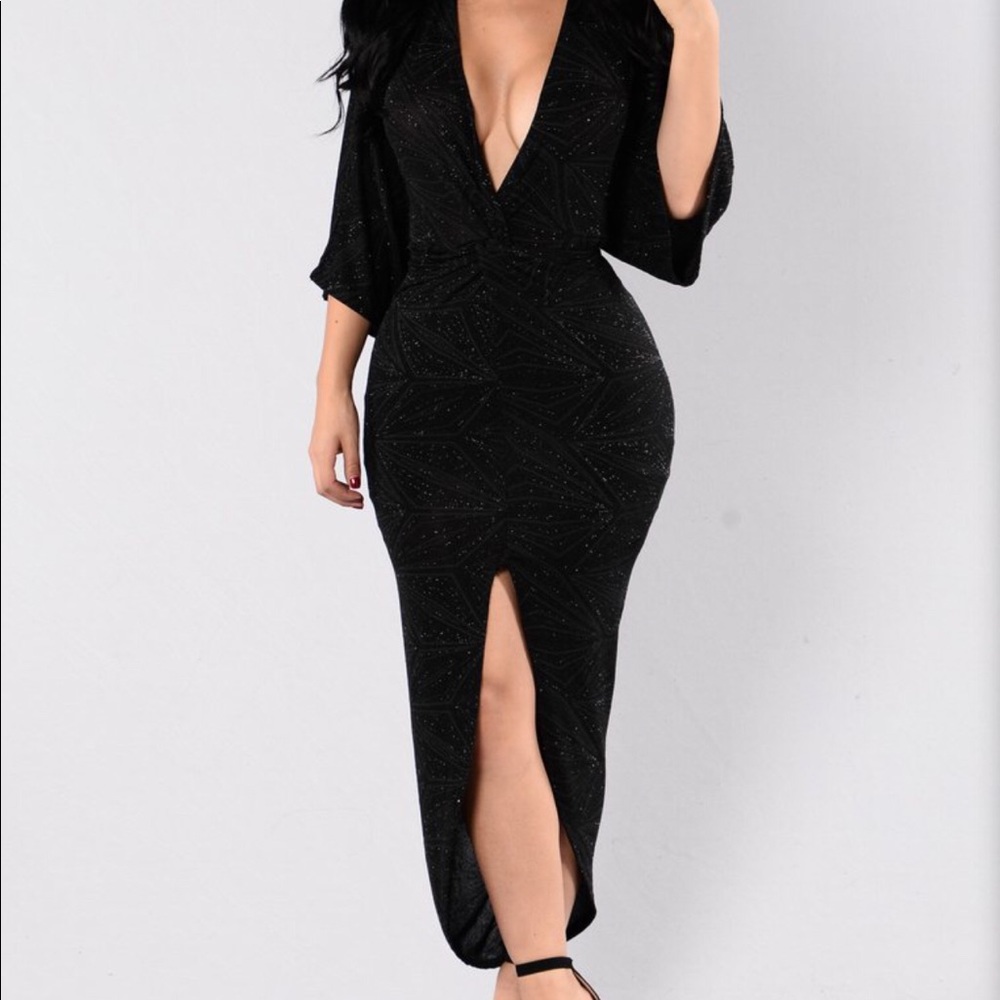 Black Midi Dress